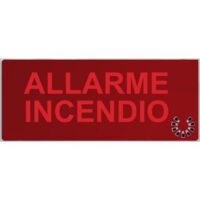 CSA 08584 - Dicitura "ALLARME INCENDIO" per pannello 5955