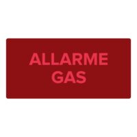 CSA 08586-F - Dicitura "ALLARME GAS" per pannello EFSB
