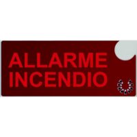 CSA 0858C-1 - Dicitura "ALLARME INCENDIO" per pannello 5965CL-3-23