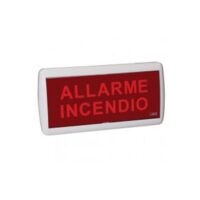 CSA 5055 - Indicatore luminoso a LED con dicitura ALLARME INCENDIO