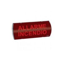 CSA 5555 - Indicatore luminoso IP65 a LED con dicitura ALLARME INCENDIO