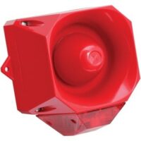 CSA 7021111FUL-0003X - Sirena Asserta Maxi rossa 110 dB con lampeggiatore