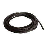 CSA AG10 - Guaina in acciaio plastificato nera 10 m