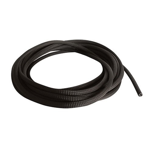 CSA AG10 - Guaina in acciaio plastificato nera 10 m