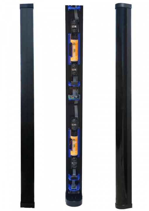 OPTEX STW201RR - Colonna precablata singola faccia 2 m a pavimento, 1 barriera