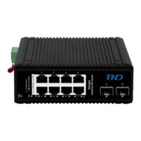TND SW-IND-POE8-L2-MANAG - Switch PoE industriale L2 gestito 8 porte Gigabit + 2 SFP