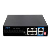 TVT TDB2204S1PEU - Switch PoE 4 porte + 2 uplink, 60W