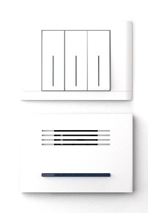 VENITEM MINI GIUDECCA L - Sirena piezoelettrica da interno con lampeggiante LED, grado 3