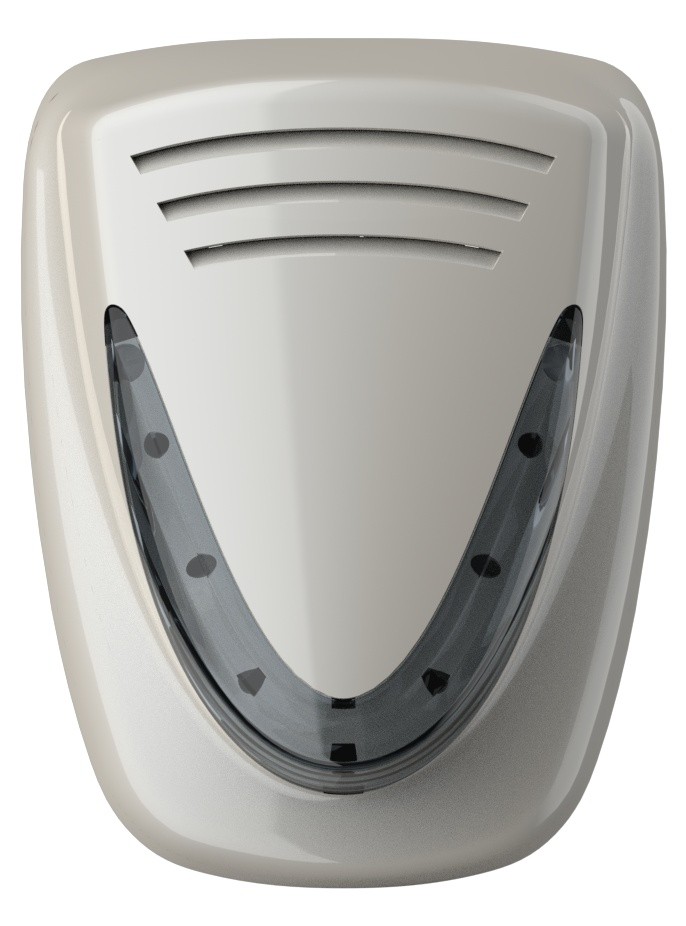 VENITEM MURANO LSP - Sirena da esterno autoalimentata con lampeggiante LED, antischiuma-antishock e antiperforazione, grado 4