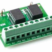 VENITEM RN 12/24 - Scheda relè 12/24 Vcc con 2 ingressi e 2 uscite relè