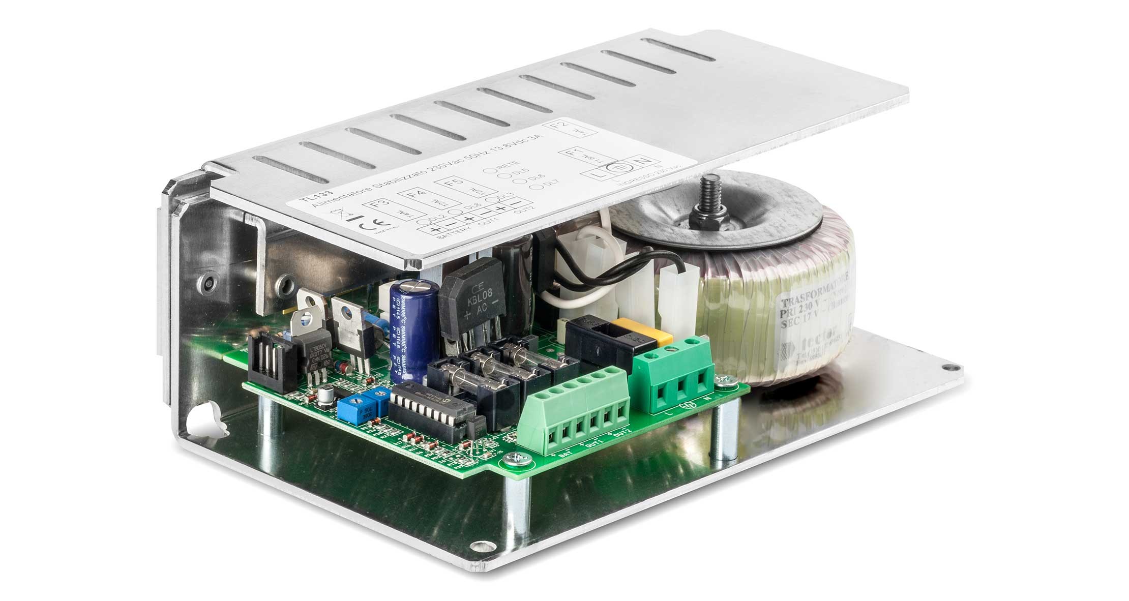 VENITEM TL 133 - Alimentatore lineare toroidale 13,8 Vcc 3 A