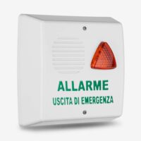 VENITEM TRIADE UE - Sirena per uscita di emergenza 13,8 Vcc con serratura TCH