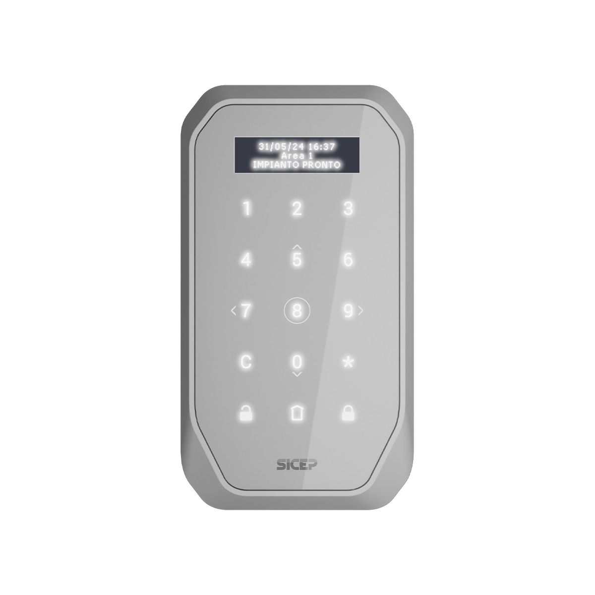 SICEP BT-KPX - Tastiera capacitiva filare - Bianca Da interno